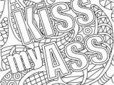 Profanity Curse Word Color Pages Swear Words Coloring Pages Free