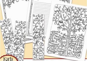 Psalm 51 Coloring Page Psalm 1 Be Like A Tree Bible Journaling Color Your Own