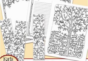 Psalm 51 Coloring Page Psalm 1 Be Like A Tree Bible Journaling Color Your Own