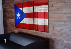 Puerto Rico Wall Murals Puerto Rican Flag Poster Wall Art by Luxwallart On Etsy