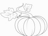 Pumpkin and Leaves Coloring Pages Pumpkin with Leaves Coloring Page
