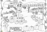 Pumpkin Patch Coloring Pages Preschool Pumpkin Patch Coloring Page Printable