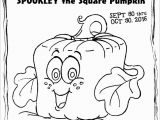 Pumpkin Pie Coloring Page Coloring Sheet for Spookley the Square Pumpkin