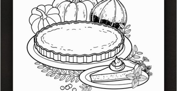 Pumpkin Pie Coloring Page Thanksgiving Coloring Pages Ebook Pumpkin Pie