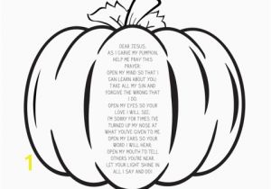 Pumpkin Prayer Coloring Page Halloween Christian Coloring Pages