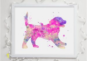 Puppy Dog Wall Murals Puppy Dog Print Watercolor Art Printable Dog Poster Dog