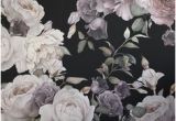 Purple and Pink Dark Floral Wall Mural 37 Best Wallpaper Floral Images