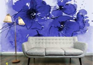 Purple Flower Wall Murals ÐÐºÐ²Ð°ÑÐµÐ ÑÐ½ÑÐµ ÑÑÐµÐ½Ñ Ð² Ð¸Ð½ÑÐµÑÑÐµÑÐµ Interior