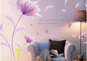 Purple Flower Wall Murals Discount Purple Flower Wallpaper for Bedroom