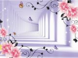 Purple Flower Wall Murals Pin by Murwall On Art Wall Murals Pinterest