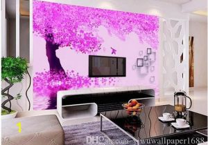 Purple Wall Murals Uk Beautiful Purple Safflower Sea Bird Double Flying Frame Background Wall 3d Murals Wallpaper for Living Room Latest Wallpapers Love Wallpaper From