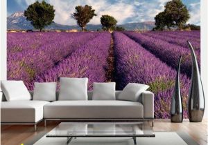 Purple Wall Murals Uk Lavender Field In Provence France 3 09m X 400cm Wallpaper