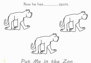 Put Me In the Zoo Printable Coloring Pages Put Me In the Zoo Coloring Pages He Has No Spot Free