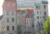 Quebec City Wall Mural Building Mural In Old Quebec Picture Of Quebec City