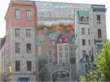 Quebec City Wall Mural Building Mural In Old Quebec Picture Of Quebec City