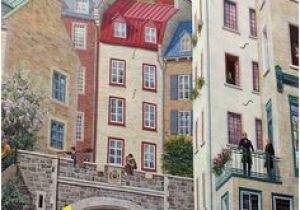 Quebec City Wall Mural Postcards Of the Past Quebec City Canada