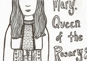 Queen Mary Coloring Pages Queenship Of Mary Coloring Pages