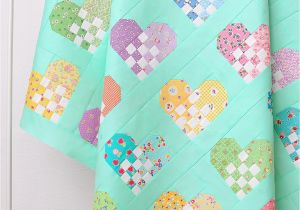 Quilt Blocks Coloring Pages to Print Checkered Heart Quilt A Free Quilt Pattern Ellis & Higgs