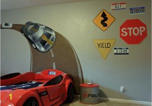 Race Car Murals Wall Race Car theme Room Pinned by Jeimy Franco In 2020