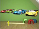 Race Car Murals Wall Race Car Wall Mural Art Vinyl Decal Sticker 58" X 22 2