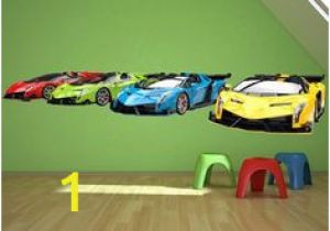 Race Car Murals Wall Race Car Wall Mural Art Vinyl Decal Sticker 58" X 22 2