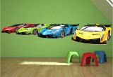 Race Car Wall Mural Details About Sports Cars Transport Wall Decal Sticker Ws