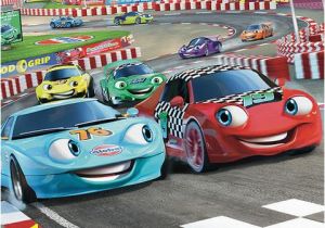 Race Track Wall Mural Car Racers Mural – Artelio Decor