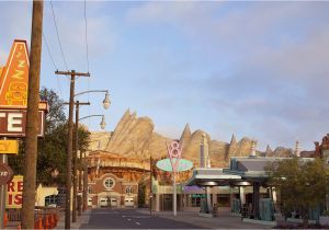 Radiator Springs Wall Mural Cars Land the Magic is In the Details