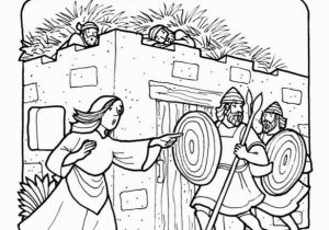 Rahab Helps the Spies Coloring Page Rahab and the Spies Coloring Page Bmo Show