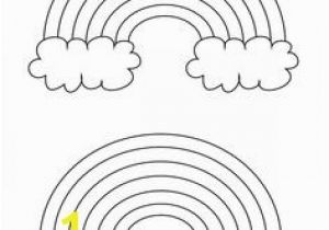 Rainbow and Clouds Coloring Page Rainbow Sun Colouring Page Preschool Color Sheets