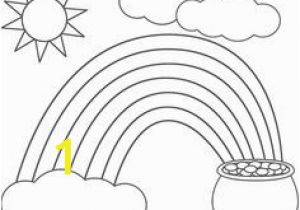 Rainbow and Pot Of Gold Coloring Page 3943 Best Coloring Pages for Kids Images