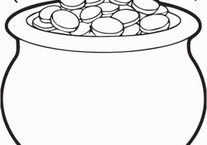 Rainbow and Pot Of Gold Coloring Page 874 Pot Gold Free Clipart 2