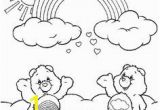 Rainbow Care Bear Coloring Page 300 Best Care Bears Coloring Pages Images