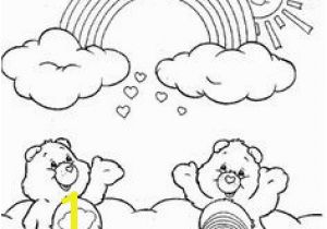 Rainbow Care Bear Coloring Page 300 Best Care Bears Coloring Pages Images