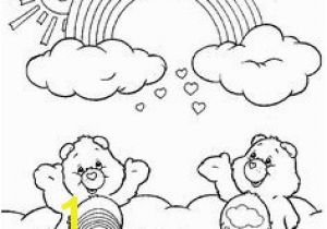 Rainbow Care Bear Coloring Page 300 Best Care Bears Coloring Pages Images