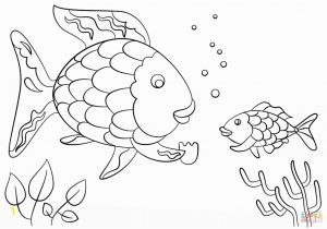 Rainbow Fish Coloring Pages for Kids Rainbow Fish Printable Coloring Page Coloring Home