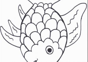 Rainbow Fish Coloring Pages for Kids Rainbow Fish Template Coloring Home