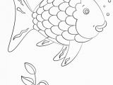 Rainbow Fish Coloring Pages for Kids Rainbow Fish Template Coloring Home