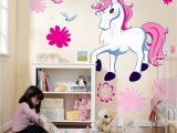 Rainbow Unicorn Wall Mural Cute Decal Could Paint It