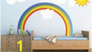 Rainbow Wall Mural Decal Rainbow Wall Decal Kids Bedroom Rainbows Rainbow Wall Art