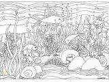 Rainforest Scene Coloring Pages Fish & Aquarium Scene Coloring Page Coloring for Adults by