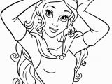 Rapunzel Coloring Pages Disney Clips Coloring Belle 8641104