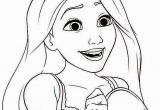 Rapunzel Princess Coloring Pages Rapunzel and Maximus Coloring Pages