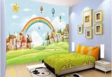 Rapunzel tower Wall Mural 3d Sun Rainbow Grass 735