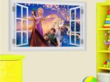 Rapunzel Wall Mural Cartoon Rapunzel Wall Stickers for Kids Rooms Girl S Room Decor 3d