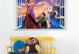 Rapunzel Wall Mural Cartoon Rapunzel Wall Stickers for Kids Rooms Girl S Room Decor 3d