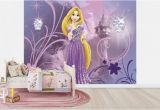 Rapunzel Wall Mural Girl Bedroom Accessories for Disney Tangled Kids Bedroom Wall Decor