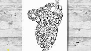 Real Steel Coloring Pages Adult Coloring Page Koala Printable Colouring Page