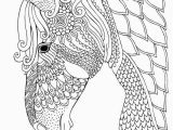 Realistic Horse Coloring Pages Horse Coloring Page for Adults Illustration by Keiti Davlin