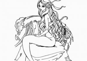 Realistic Mermaid Coloring Pages for Adults Cute Free Mermaid Coloring Pages Coloring Home